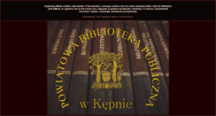 Desktop Screenshot of bibliotekakepno.pl